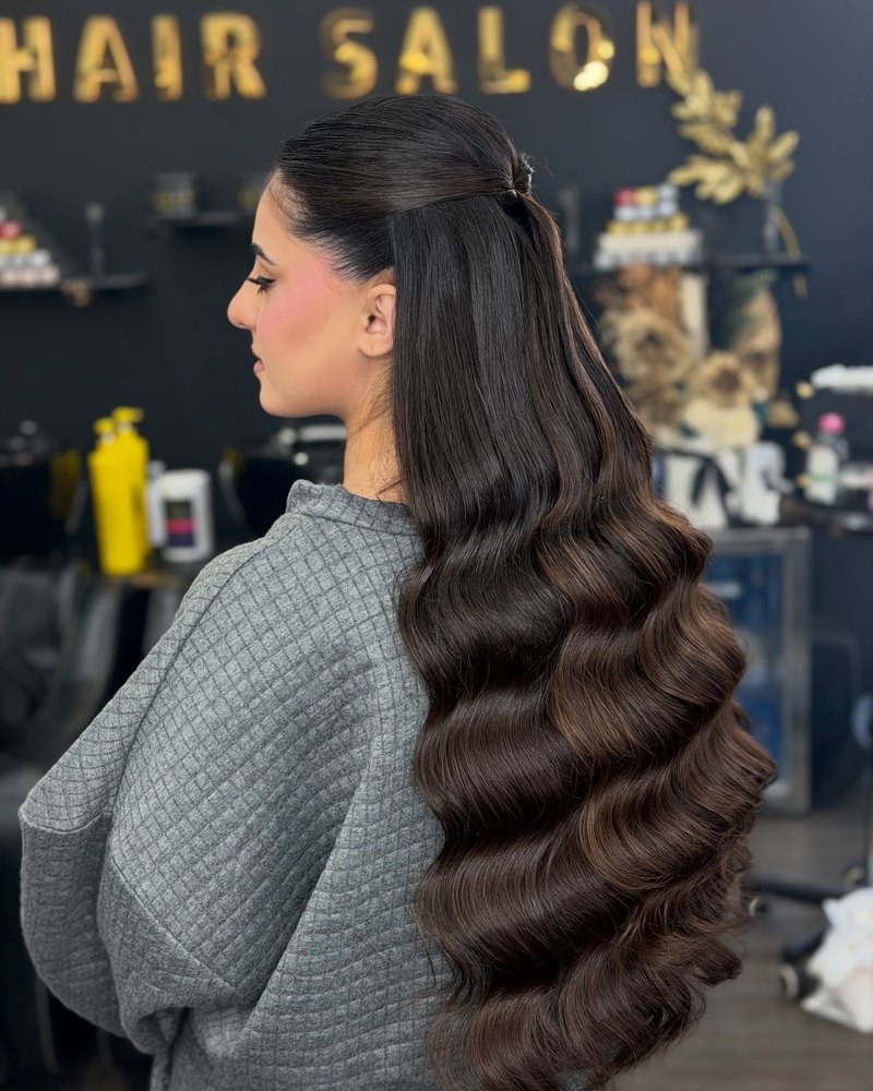 Sleek long waves and half-up